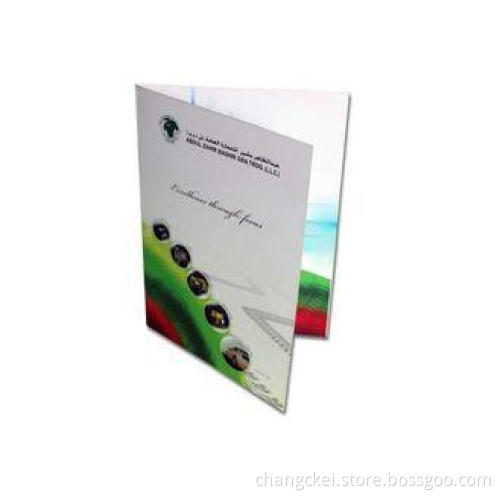 carboard A4 Paper Folder / decorative custom business folde